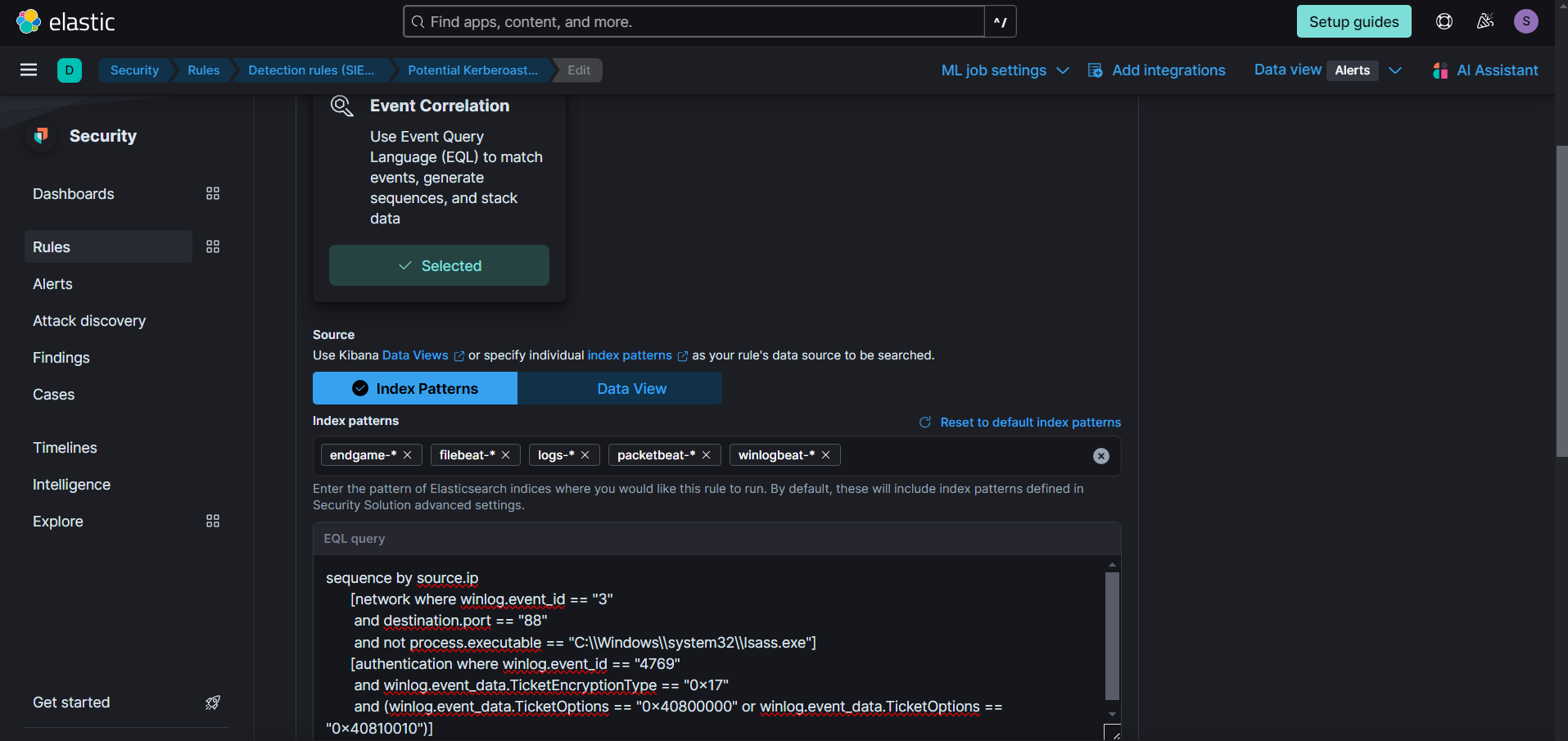 Adding Rule Query