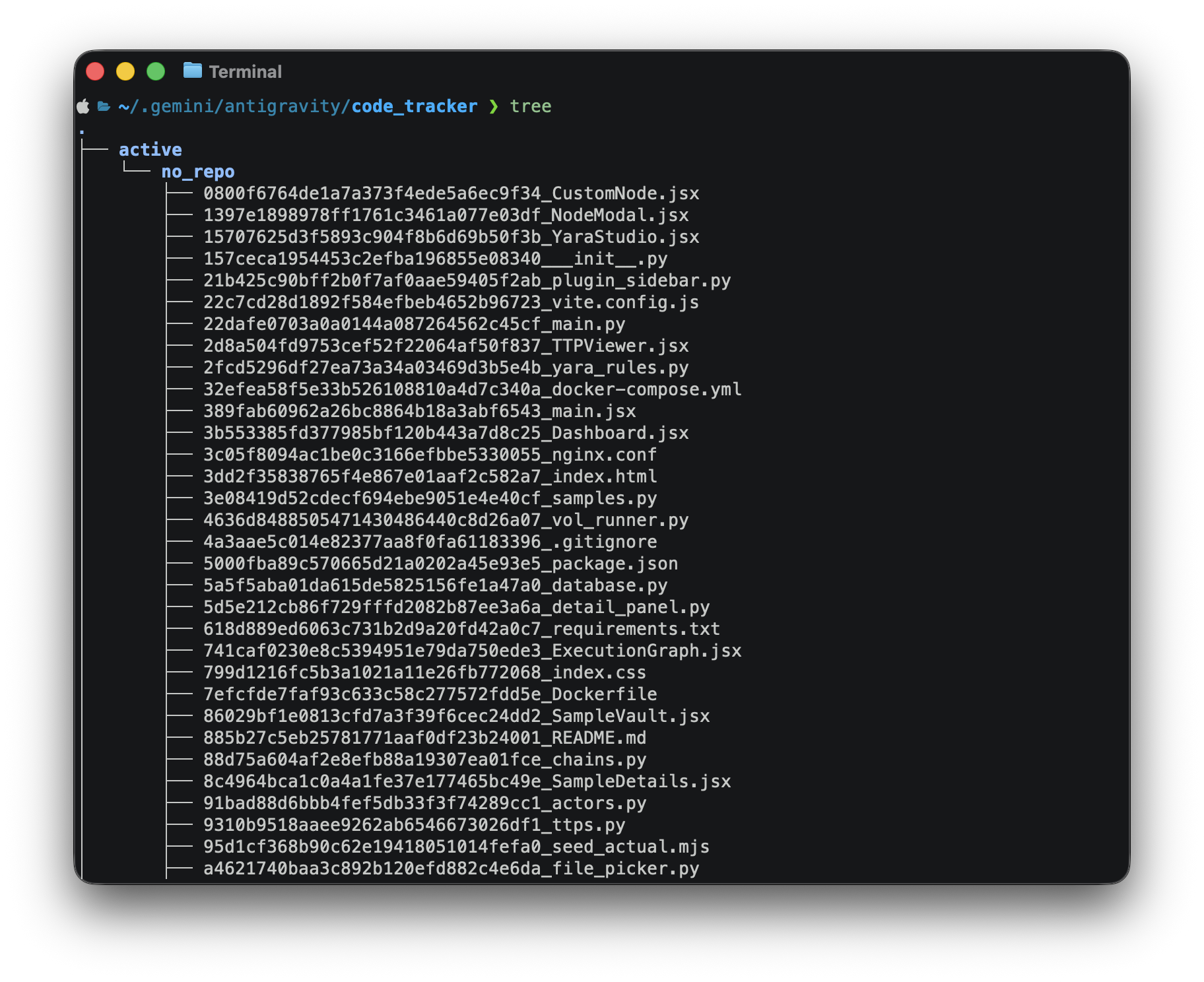 Antigravity - Code Tracker