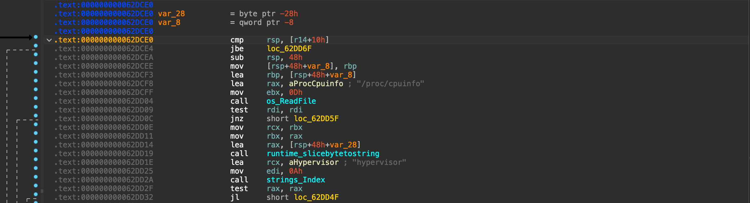 IDA - Some Anti-VM Insturctions